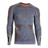 Black melange / orange / yellow 1