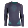 Charcoal green / orange shiny 1