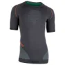Charcoal green / orange shiny 3