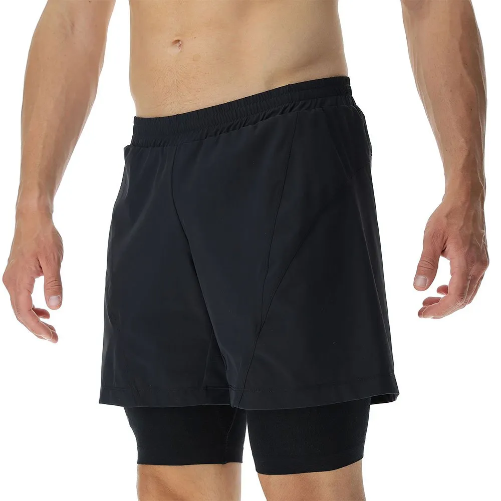 UYN Running Exceleration Performance 2 In 1 Kurze Hose male UYN Running Exceleration Performance 2 In 1 Kurze Hose male