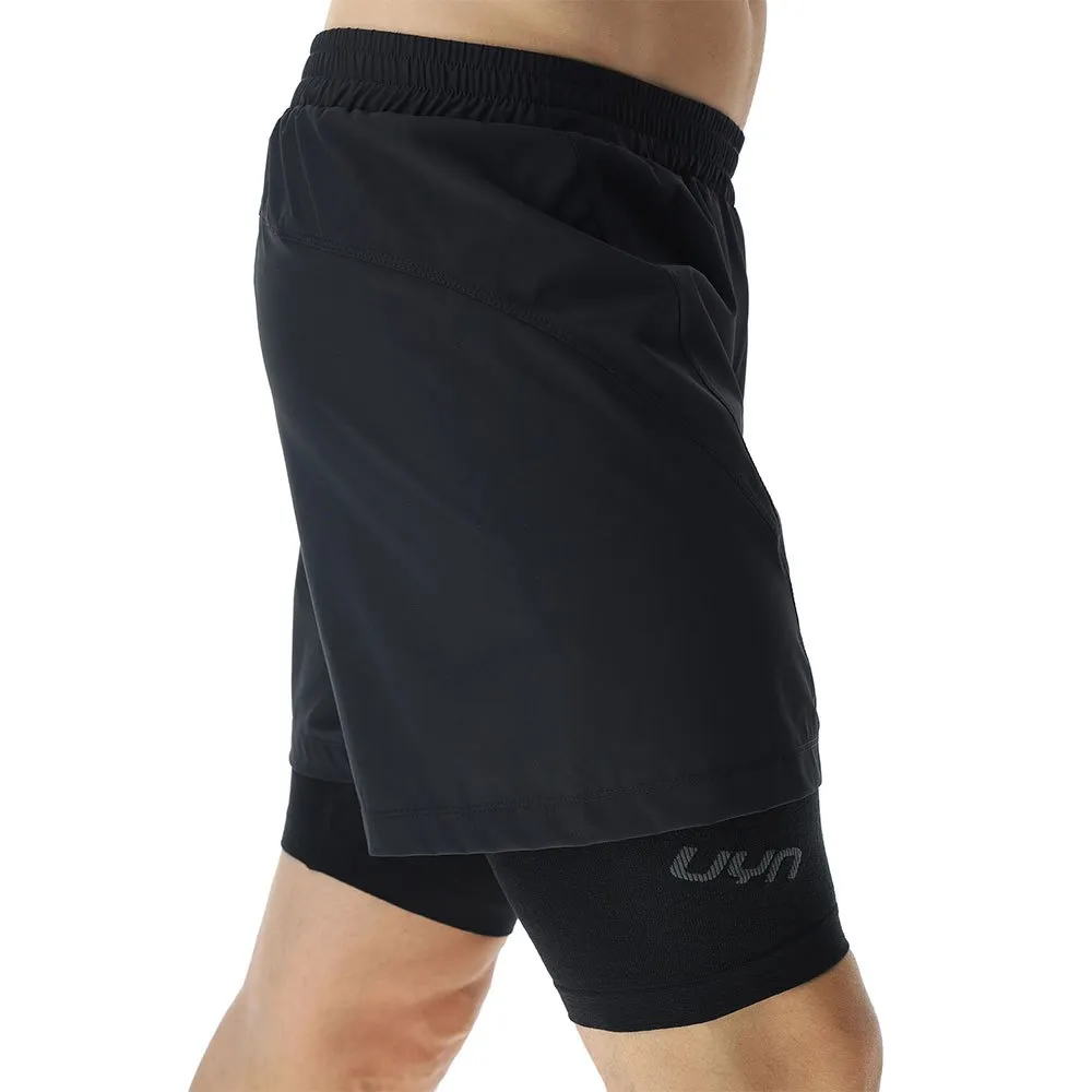 UYN Running Exceleration Performance 2 In 1 Kurze Hose male UYN Running Exceleration Performance 2 In 1 Kurze Hose male