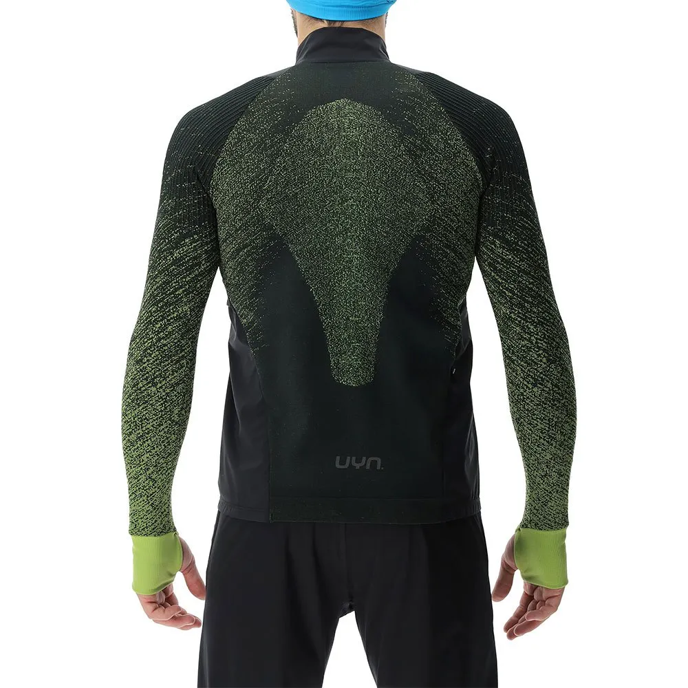 UYN Running Exceleration Windproof Zip Up Langarm-t-shirt male