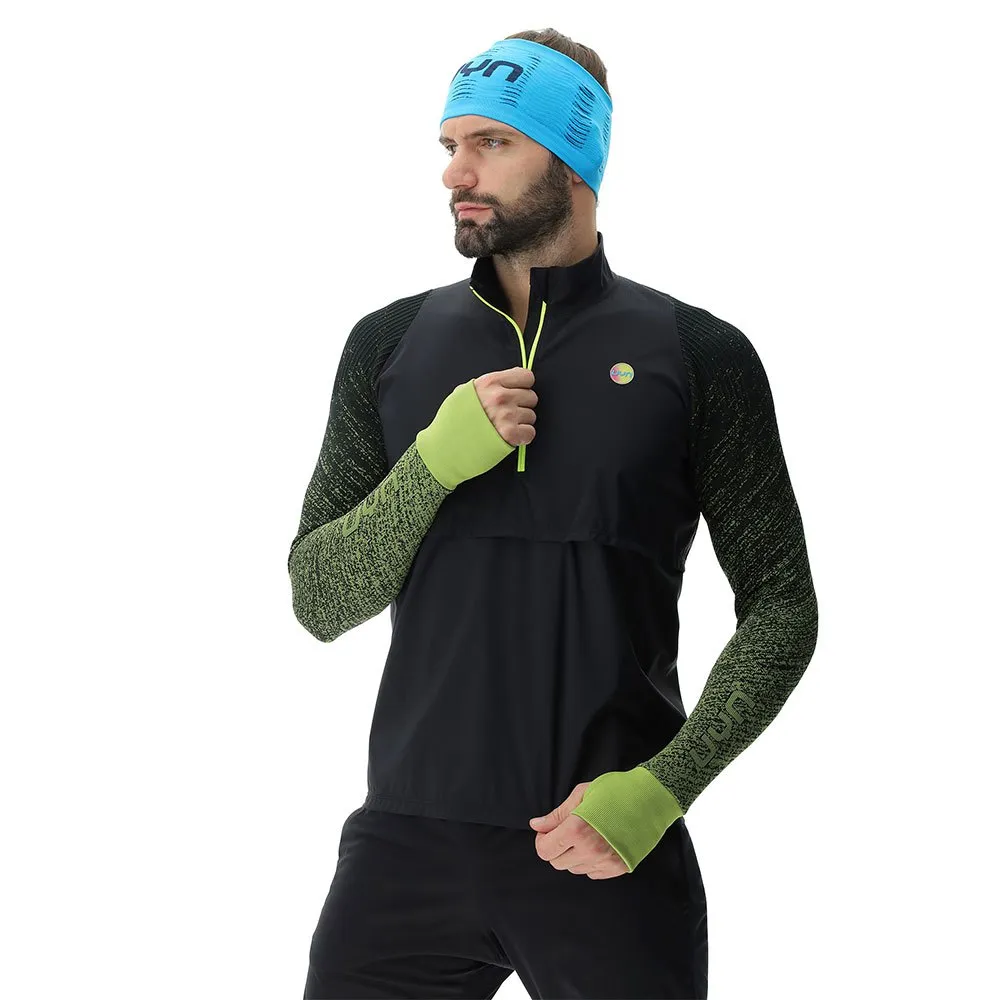UYN Running Exceleration Windproof Zip Up Langarm-t-shirt male
