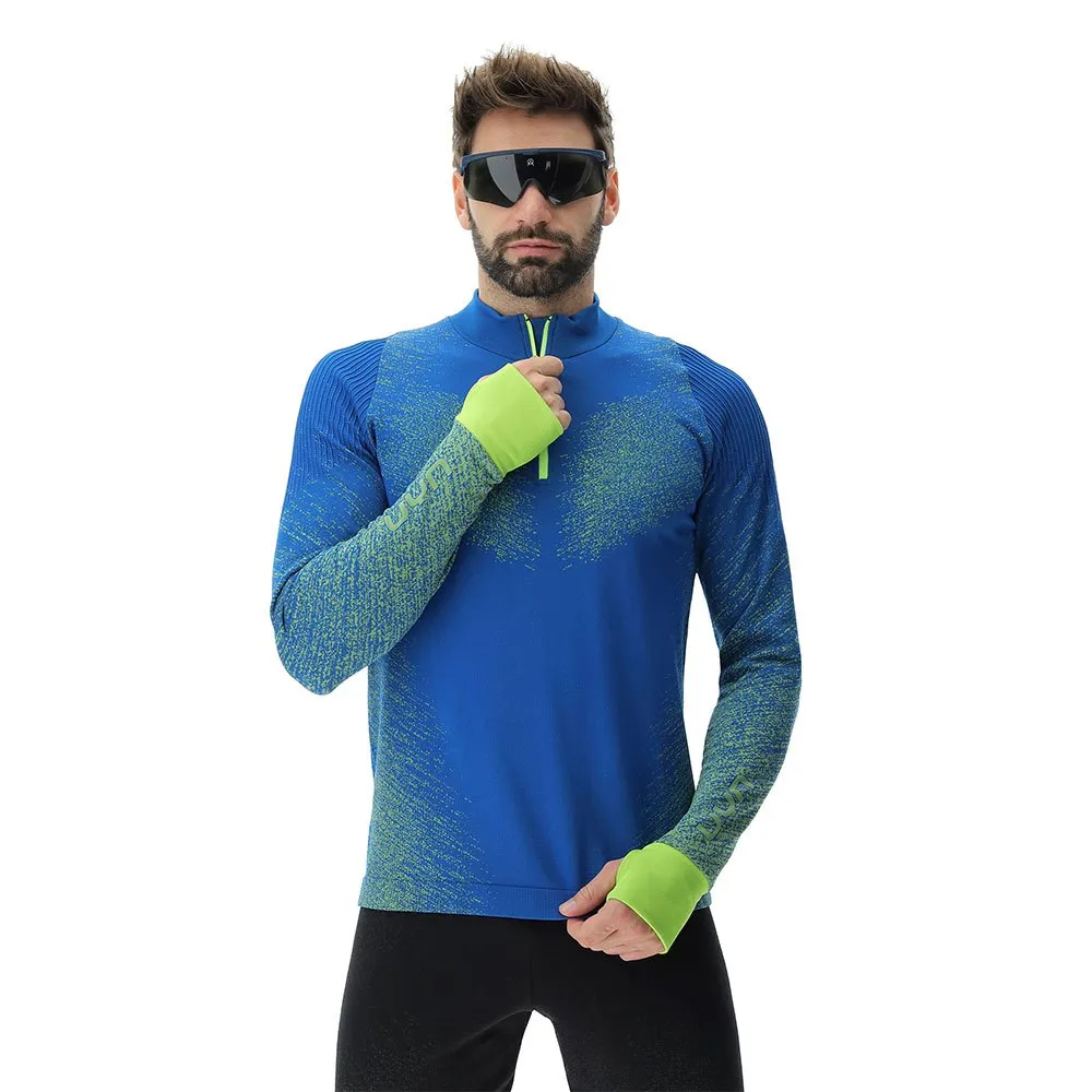 UYN Running Exceleration Zip Up Langarm-t-shirt male