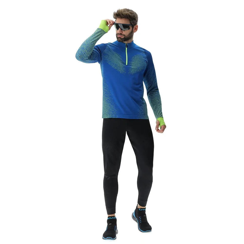 UYN Running Exceleration Zip Up Langarm-t-shirt male