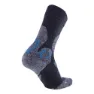 UYN Winter Merino Socken, Anthracite melange / petrol blue