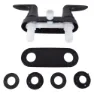 Valterra Catalina Lever Duschkopf, Matte black, One Size