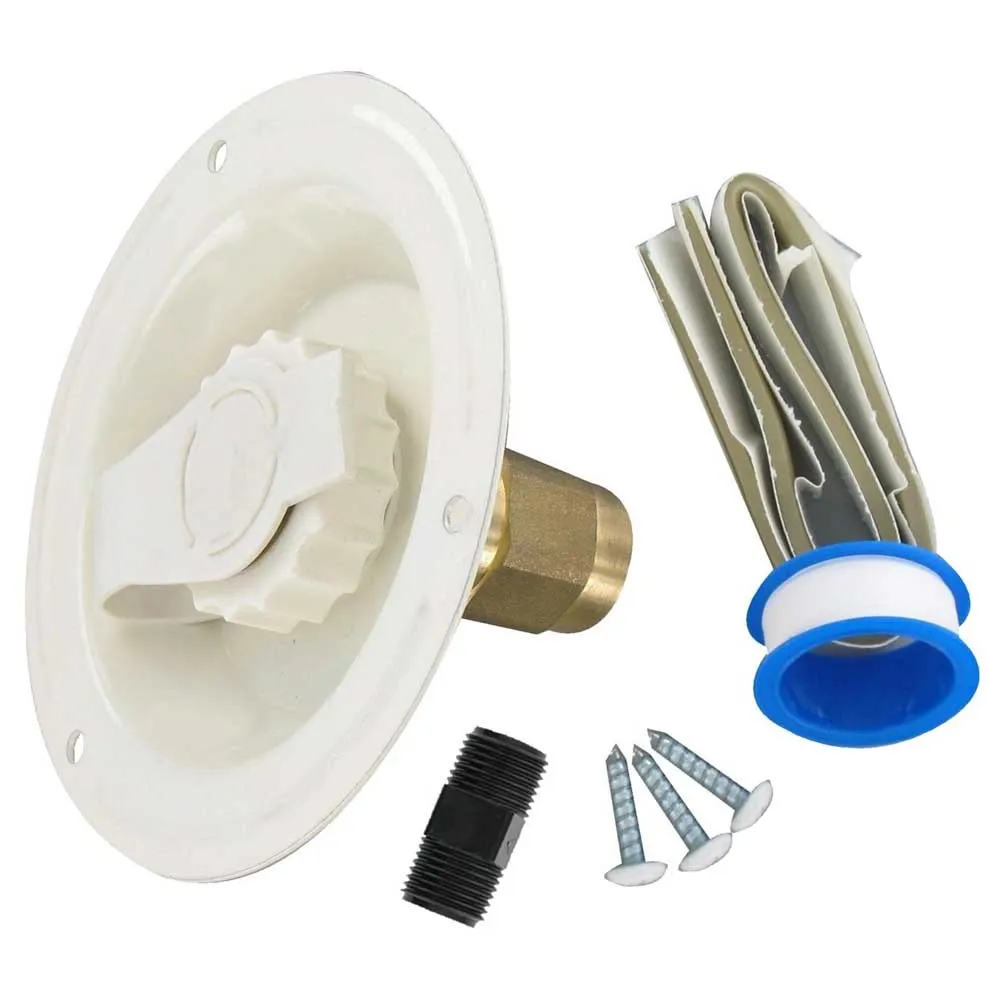 Valterra Eingebauter Wassereinlass, Colonial white, 12.7mm Valterra Eingebauter Wassereinlass, Colonial white, 12.7mm
