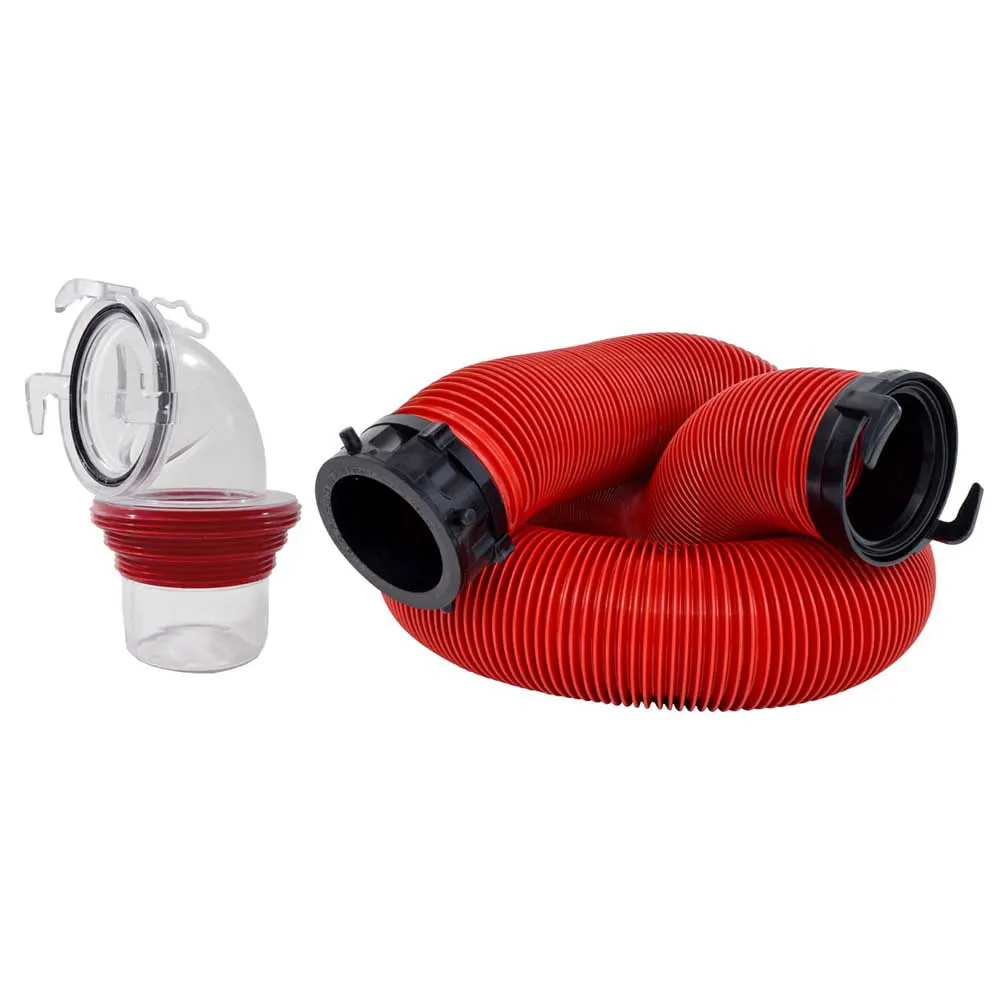Valterra Ez Coupler Bayonet Standard-abwasserschlauchset 3.04 M, Red / black, One Size Valterra Ez Coupler Bayonet Standard-abwasserschlauchset 3.04 M, Red / black, One Size