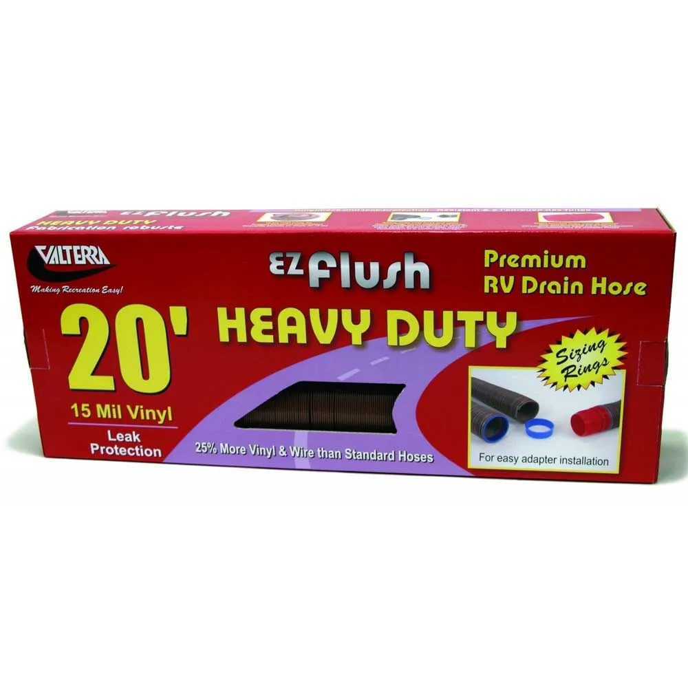 Valterra Ez Flush Heavy Duty Sanitärablaufschlauch 6.09 M, Bronze, 76.20mm Valterra Ez Flush Heavy Duty Sanitärablaufschlauch 6.09 M, Bronze, 76.20mm