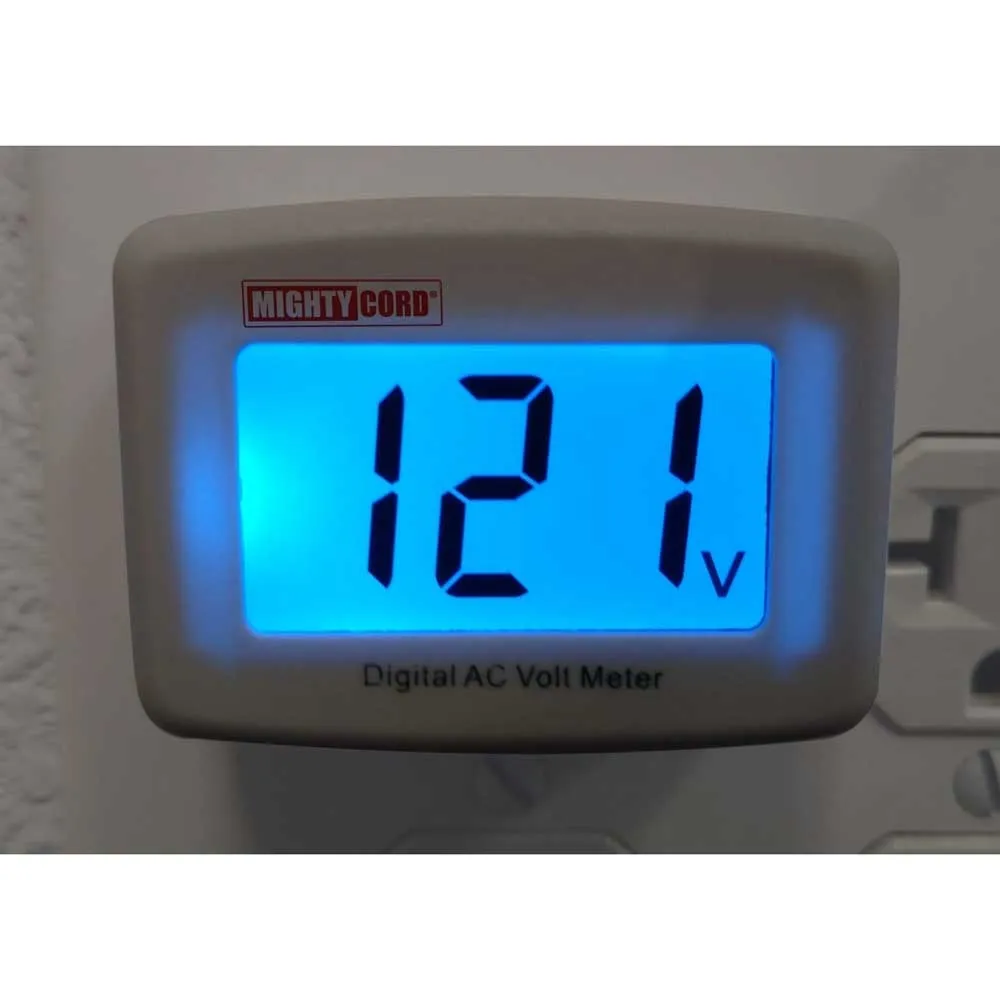 Valterra Mighty Cord Digitales Voltmeter, White, One Size Valterra Mighty Cord Digitales Voltmeter, White, One Size