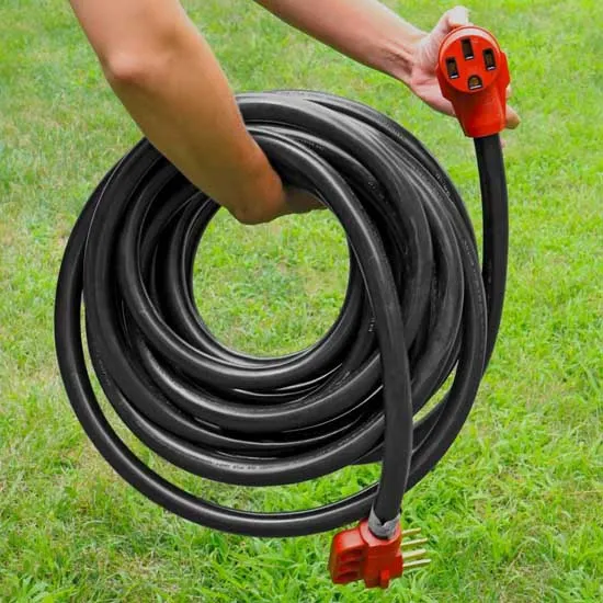 Valterra Mighty Cord Elektrisches Verlängerungskabel 15.24 M 50a, Black / red, One Size Valterra Mighty Cord Elektrisches Verlängerungskabel 15.24 M 50a, Black / red, One Size