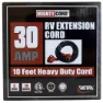 Valterra Mighty Cord Elektrisches Verlängerungskabel 3.04 M 30a, Black / red, One Size