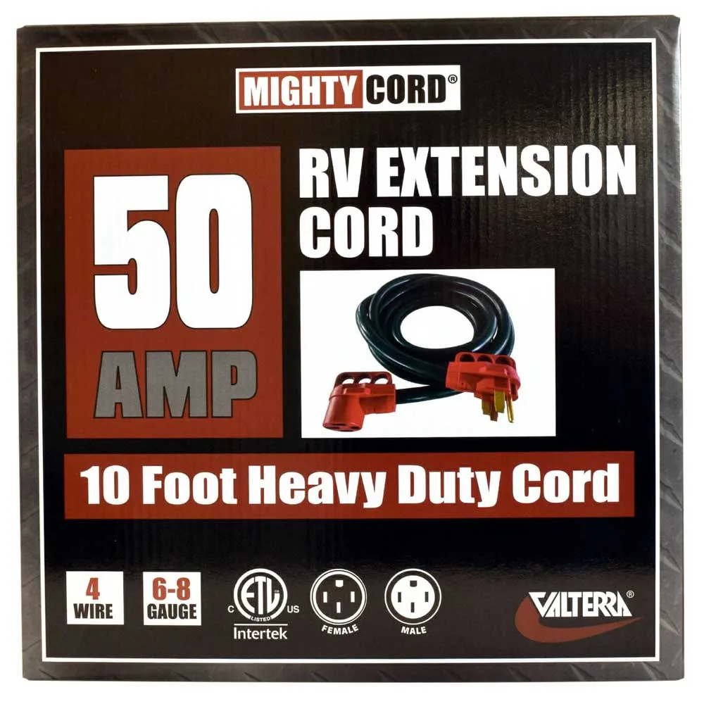 Valterra Mighty Cord Elektrisches Verlängerungskabel 3.04 M 50a, Black / red, One Size Valterra Mighty Cord Elektrisches Verlängerungskabel 3.04 M 50a, Black / red, One Size