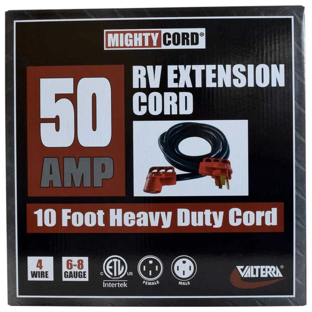 Valterra Mighty Cord Elektrisches Verlängerungskabel 3.04 M 50a, Black / red, One Size Valterra Mighty Cord Elektrisches Verlängerungskabel 3.04 M 50a, Black / red, One Size