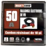 Valterra Mighty Cord Elektrisches Verlängerungskabel 3.04 M 50a, Black / red, One Size