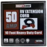Valterra Mighty Cord Elektrisches Verlängerungskabel 3.04 M 50a, Black / red, One Size