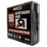 Valterra Mighty Cord Elektrisches Verlängerungskabel 7.62 M 50a, Black / red, One Size