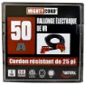 Valterra Mighty Cord Elektrisches Verlängerungskabel 7.62 M 50a, Black / red, One Size