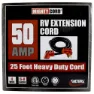 Valterra Mighty Cord Elektrisches Verlängerungskabel 7.62 M 50a, Black / red, One Size