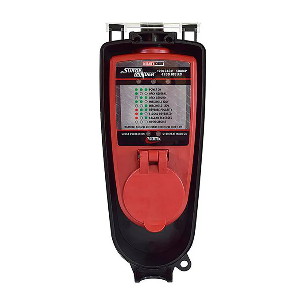 Valterra Surgeminder Überspannungsschutz 50a, Black / red, One Size Valterra Surgeminder Überspannungsschutz 50a, Black / red, One Size
