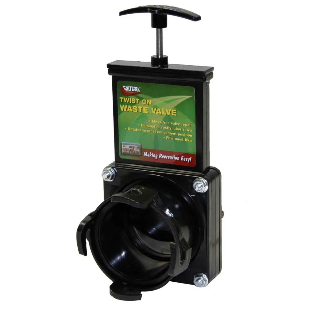 Valterra T58 Drehverschluss-ablassventil, Black, One Size Valterra T58 Drehverschluss-ablassventil, Black, One Size