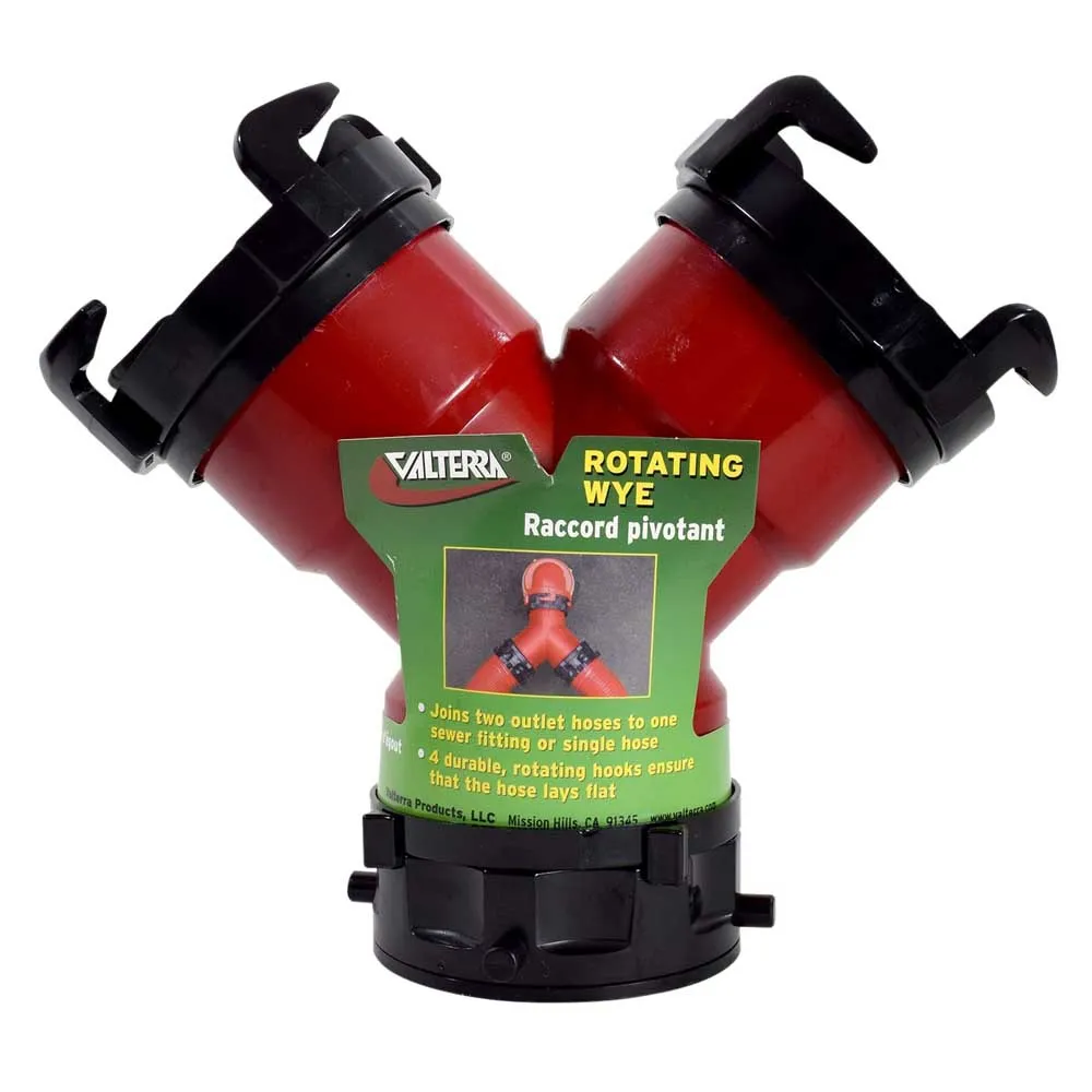 Valterra Wye-auslaufschlauchanschluss, Red / black, 76.20mm Valterra Wye-auslaufschlauchanschluss, Red / black, 76.20mm