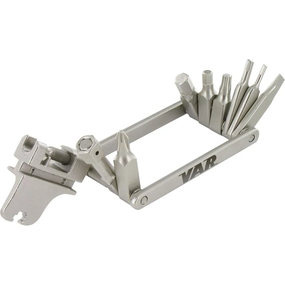 VAR 16 Functions Multitool, Silver, One Size VAR 16 Functions Multitool, Silver, One Size