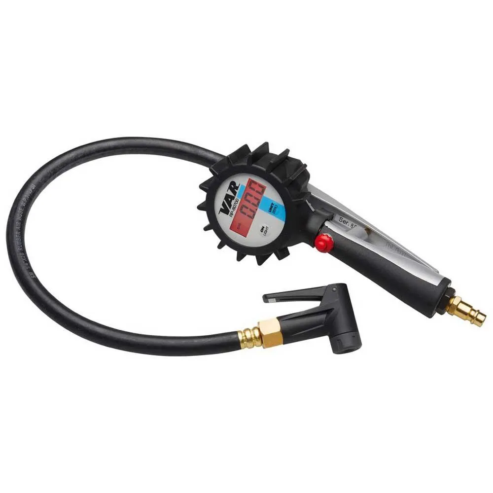 VAR Air Inflator With Digital Gauge Pumpe, Black, One Size VAR Air Inflator With Digital Gauge Pumpe, Black, One Size
