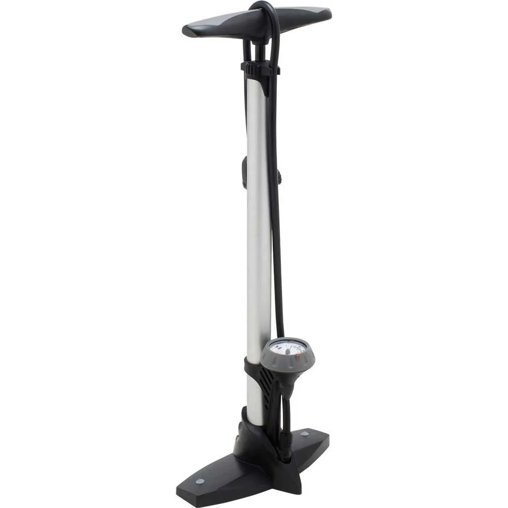 VAR Consumer Standpumpe, Silver / black, 160psi VAR Consumer Standpumpe, Silver / black, 160psi