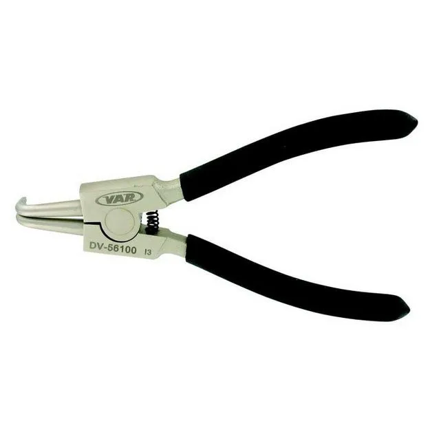 VAR Curved Pliers For External Circlips Werkzeug, Black / silver, One Size VAR Curved Pliers For External Circlips Werkzeug, Black / silver, One Size