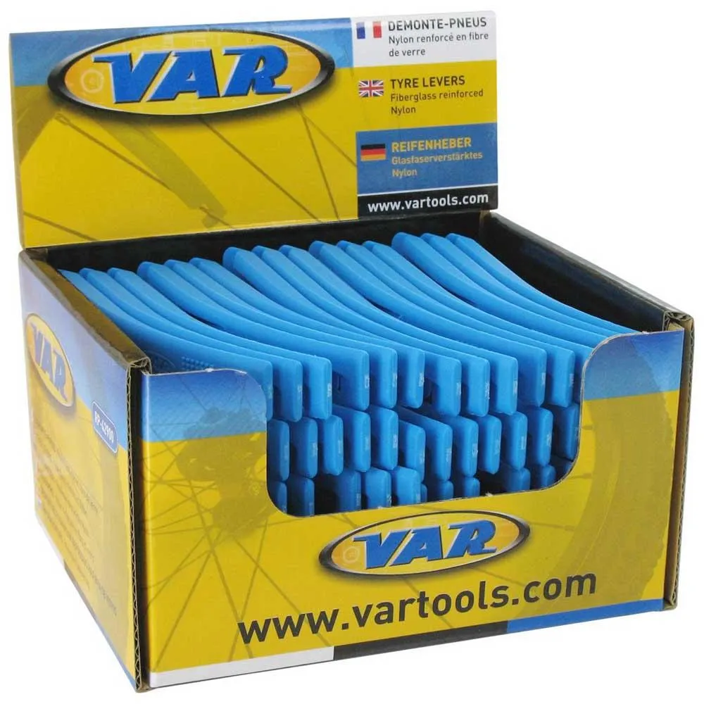 VAR Display Box 25 Sets 3 Tyre Levers Werkzeug, Blue, One Size VAR Display Box 25 Sets 3 Tyre Levers Werkzeug, Blue, One Size