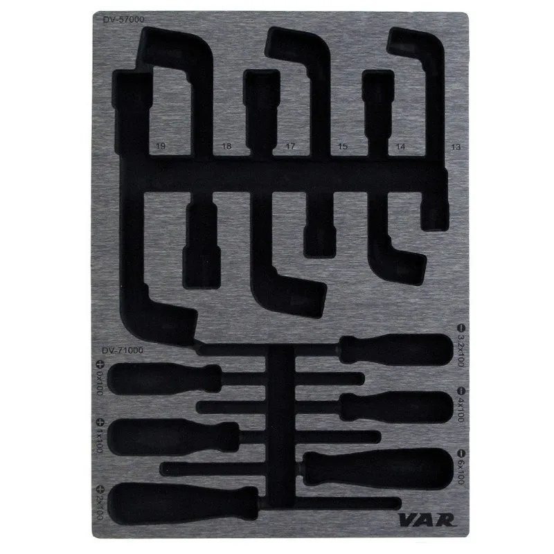 VAR Drawer 3 Tablett, Grey, One Size VAR Drawer 3 Tablett, Grey, One Size