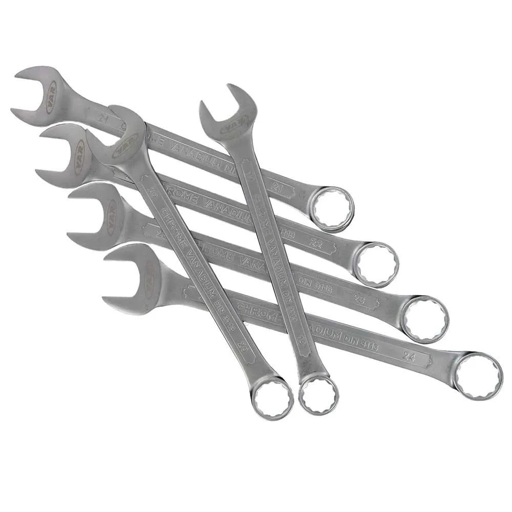 VAR Dv-55500 19-24 Mm Schlüsselset 6 Stücke, Steel, One Size VAR Dv-55500 19-24 Mm Schlüsselset 6 Stücke, Steel, One Size