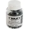 VAR Plastic Kabelendhülse 100 Einheiten, Black 1, 4mm
