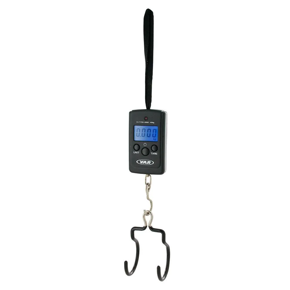 VAR Portable Digital Scale Max 40kg Werkzeug, Black, One Size VAR Portable Digital Scale Max 40kg Werkzeug, Black, One Size