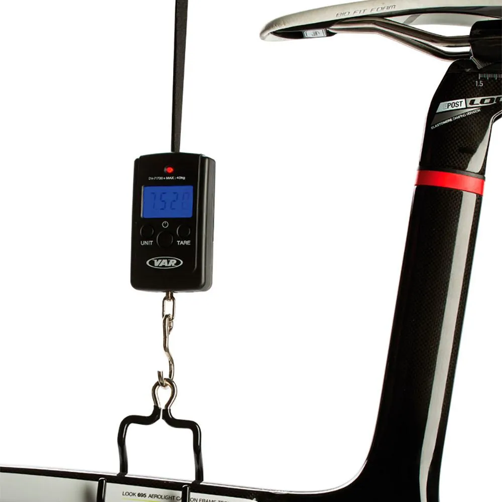 VAR Portable Digital Scale Max 40kg Werkzeug, Black, One Size VAR Portable Digital Scale Max 40kg Werkzeug, Black, One Size