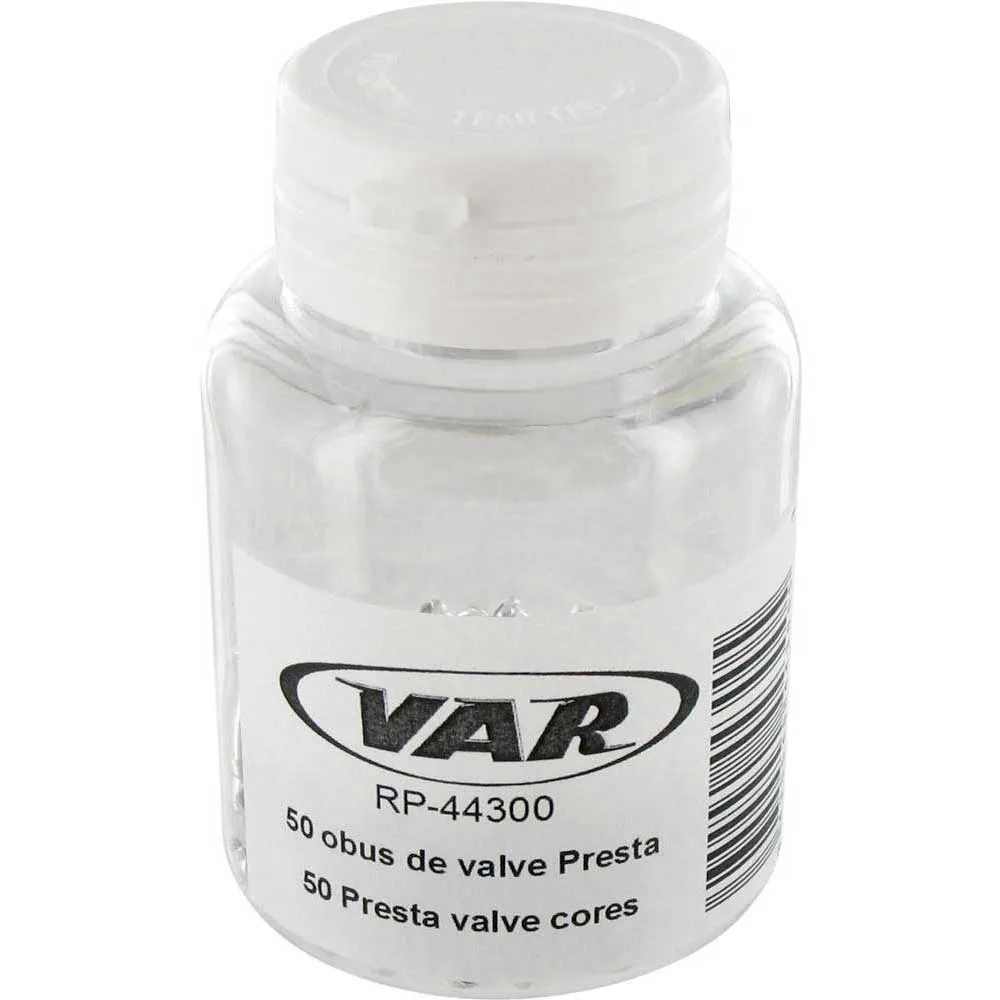 VAR Presta Ventilkern 50 Einheiten, Silver, One Size