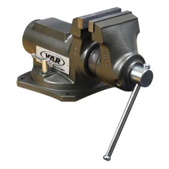 VAR Professional Bench Vise 125 Mm Werkbank, Black, One Size VAR Professional Bench Vise 125 Mm Werkbank, Black, One Size