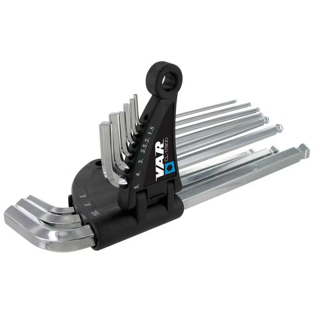 VAR Professional Hex Wrench Set Werkzeug, Silver, One Size VAR Professional Hex Wrench Set Werkzeug, Silver, One Size