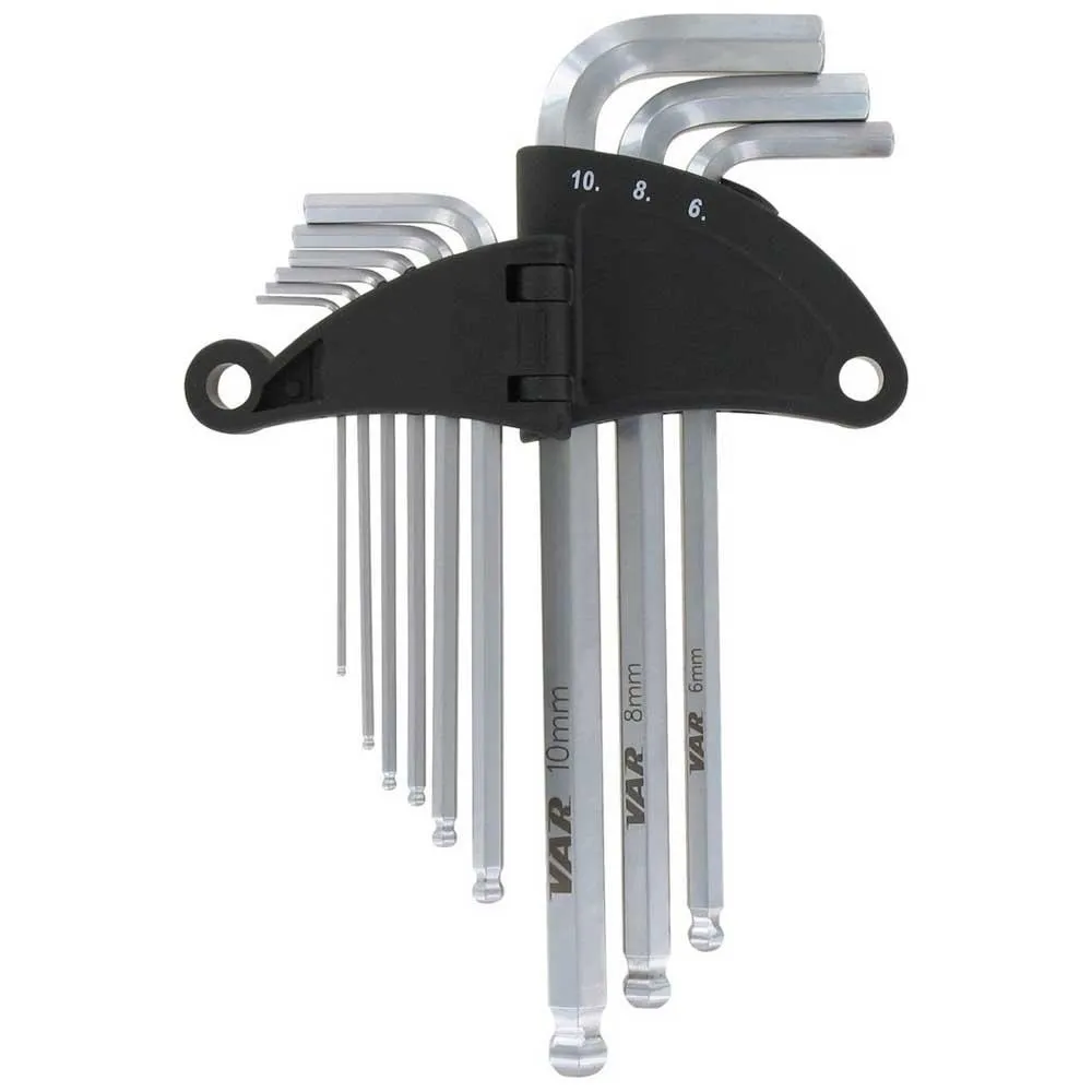 VAR Professional Hex Wrench Set Werkzeug, Silver, One Size VAR Professional Hex Wrench Set Werkzeug, Silver, One Size