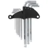 VAR Professional Hex Wrench Set Werkzeug, Silver, One Size