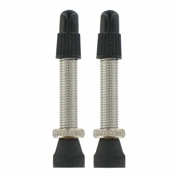VAR Radventile alve Presta (x2) Unisex, schwarz, TU