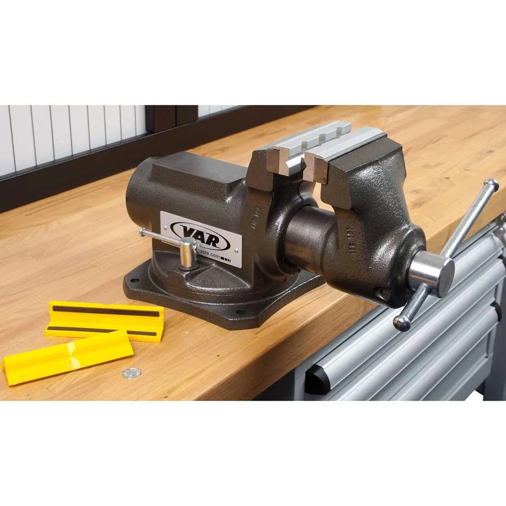 VAR Set Aluminium Jaws For Workshop Bench 100 Mm Werkzeugkasten, Grey, One Size VAR Set Aluminium Jaws For Workshop Bench 100 Mm Werkzeugkasten, Grey, One Size