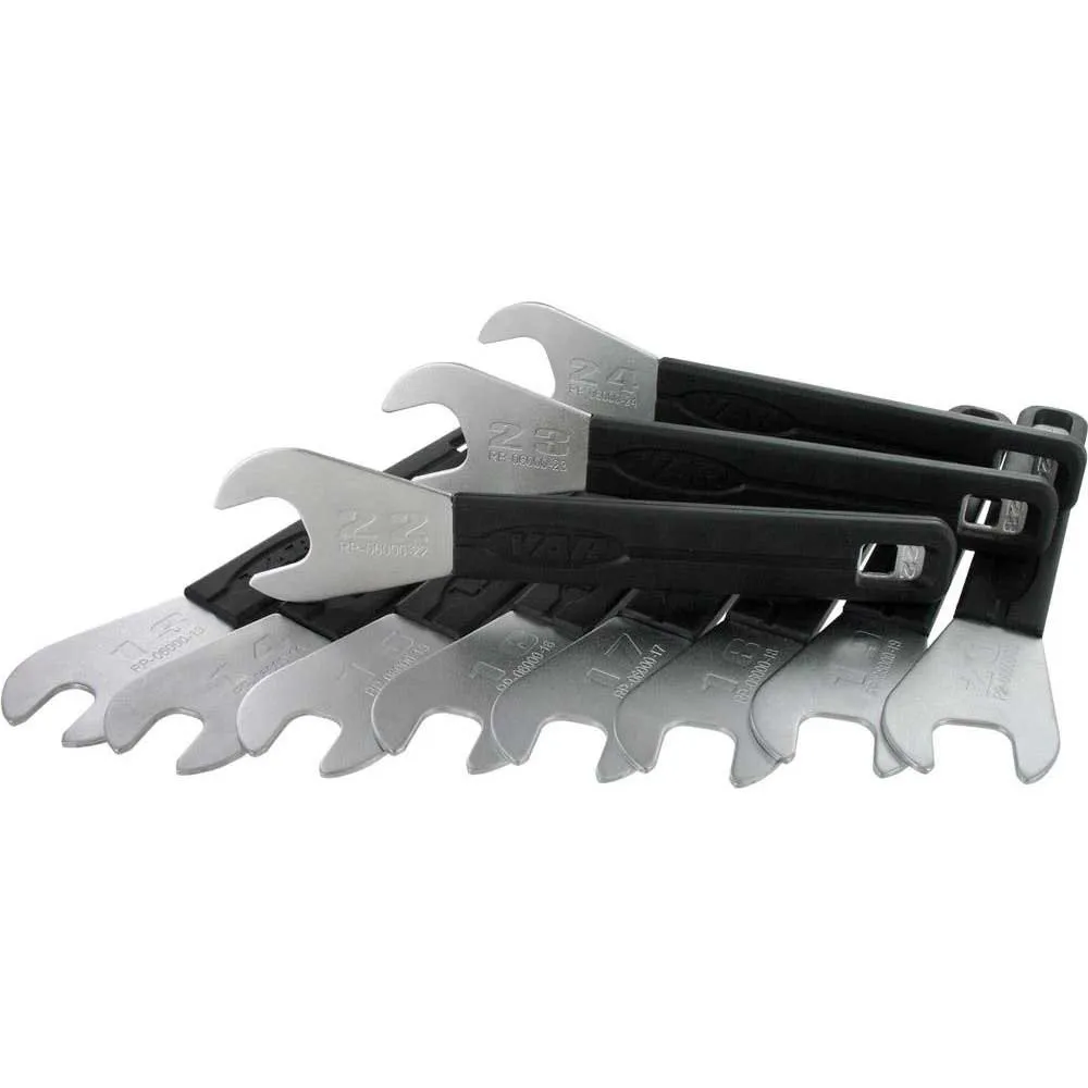 VAR Set Of 11 Professional Cone Wrenches Werkzeug, Black, 13-24mm VAR Set Of 11 Professional Cone Wrenches Werkzeug, Black, 13-24mm