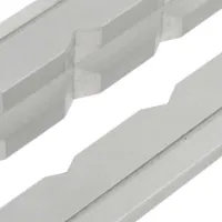VAR Set Of 2 Aluminium Jaws For Bench Vise Werkbank