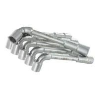 VAR Set Of 6 Angled Open Socket Wrenches 13-19 Mm Werkzeug VAR Set Of 6 Angled Open Socket Wrenches 13-19 Mm Werkzeug