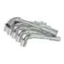 VAR Set Of 6 Angled Open Socket Wrenches 13-19 Mm Werkzeug, Silver, One Size