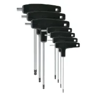 VAR Set Of 7 P Handled Hex Wrenches With Ball Ends Werkzeug VAR Set Of 7 P Handled Hex Wrenches With Ball Ends Werkzeug