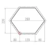 Vaude Allround Space 2p Schützender Fußabdruck, Bark, One Size